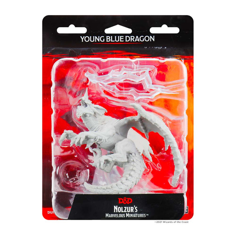 WizKids 73683 D&D Nolzurs Marvelous Miniatures Young Blue Dragon (9003801084141)