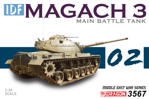 Dragon Model 3567 1/35 IDF Magach 3 - Hobby City NZ (8964858577133)