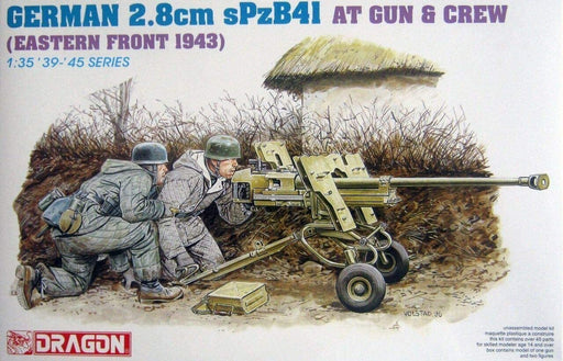 Dragon Model 6056 1/35 German 2.8cm sPzB41 at Gun w/Crew - Hobby City NZ (8964861067501)