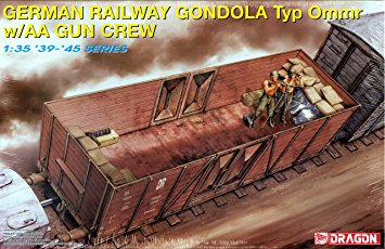 Dragon Model 6086 1/35 German Railway Gondola Type Ommr w/AA Gun Crew - Hobby City NZ (8964861460717)