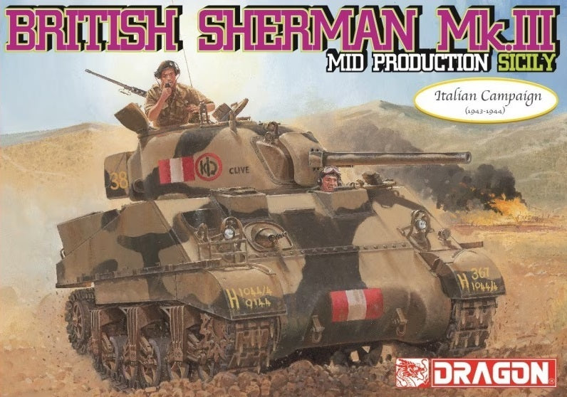 Dragon Model 6231 1/35 Sherman Mk.III Mid Production - Hobby City NZ (8964863885549)