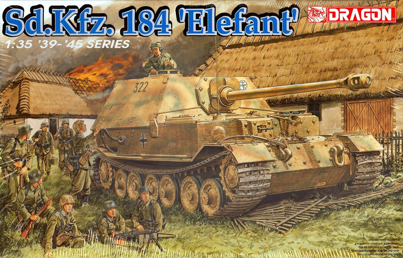 Dragon Model 6311 1/35 Sd.Kfz.184 Elefant - Hobby City NZ (8964865655021)