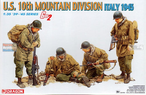 Dragon Model 6377 1/35 U.S. Army 10th Mountain Division (Italy 1945) - Hobby City NZ (8964866474221)