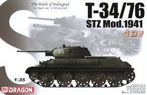 Dragon Model 6448 1/35 T-34/76 STZ Mod.1941 - Hobby City NZ (8964867260653)