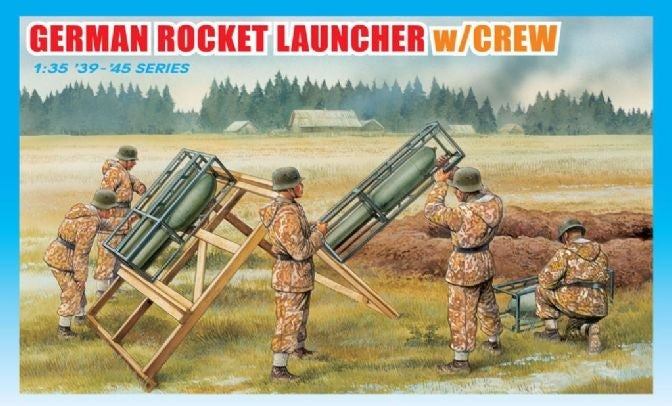 Dragon Model 6509 1/35 German Rocket Launcher w/Crew - Hobby City NZ (8964868374765)