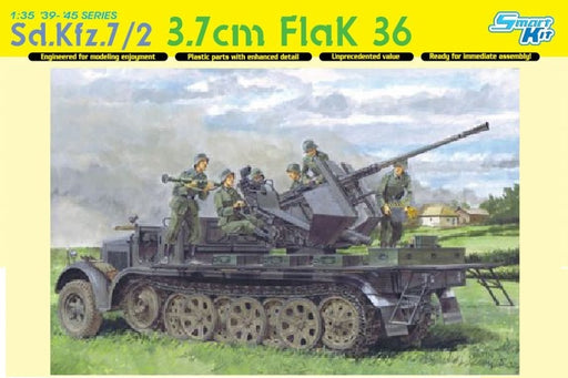 Dragon Model 6541 1/35 Sd.Kfz.7/2 3.7cm FlaK 36 - Hobby City NZ (8964868866285)