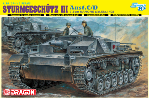 Dragon Model 6851 1/35 Sturmgeschutz 7.5cm Kanone (Sd.Kfz.142) Ausf.C/D - Hobby City NZ (8964872765677)