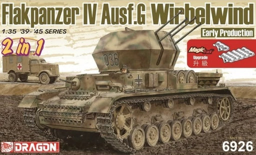 Dragon Model 6926 1/35 Flakpanzer IV Ausf.G Wirbelwind Early Production (2 in 1) - Hobby City NZ (8964873584877)