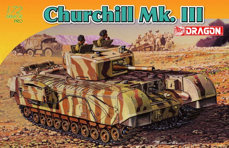 Dragon Model 7396 1/72 British Churchill Mk.III - Hobby City NZ (8964876697837)