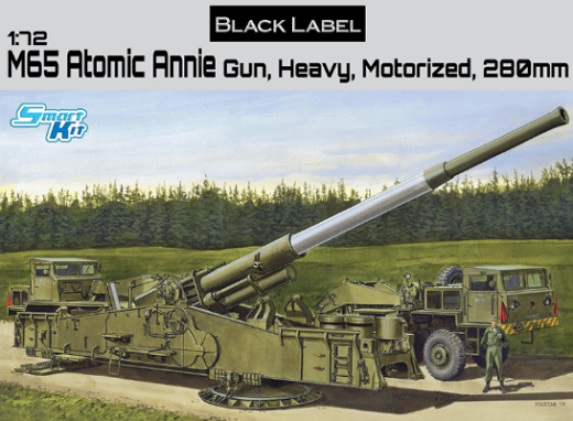 Dragon Model 7484 1/72 M65 Atomic Annie Gun Heavy Motorized 280mm - Hobby City NZ (8964877353197)