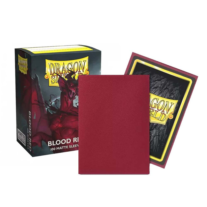 Dragon Shield AT-11050 Sleeves (100) Blood Red Matte (9003892244717)