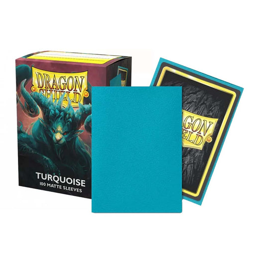 Dragon Shield AT-11055 Sleeves (100) Turquoise Matte (9003892310253)