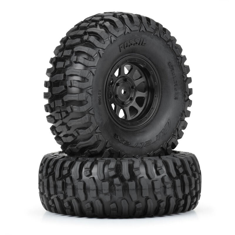Duratrax DTX407710 1/10 Fossil Font/Rear 1.9" Crawler Tires MTD 12mm Black Kodiak (2)