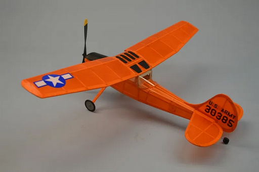 Dumas #236 Plane Kit: 18" Cessna L-19 Bird Dog - Rubber Powered Flying Model (7637934244077)