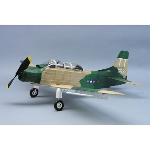 xDumas #329 Plane Kit: 30" USAF A1-E Skyraider - Rubber Powered Flying Model (10908829831)