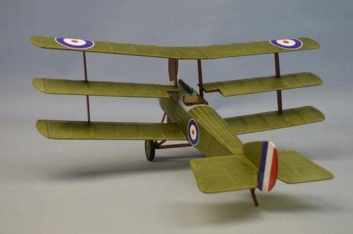 xDumas #241 Plane Kit: 18" Sopwith Triplane - Rubber Powered Flying Model (8278201139437)
