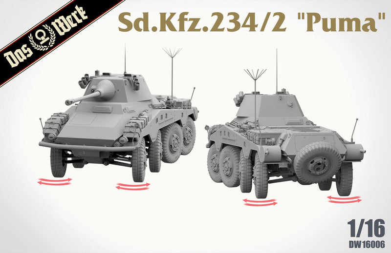 Daswerk 16006 1/16 Sd.Kfz. 234/2 Puma