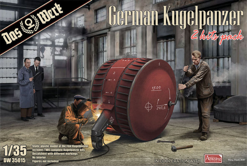 Daswerk 35015 1/35 German Kugelpanzer double pack 2 pcs