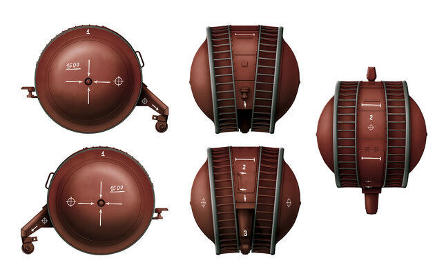 Daswerk 35015 1/35 German Kugelpanzer double pack 2 pcs