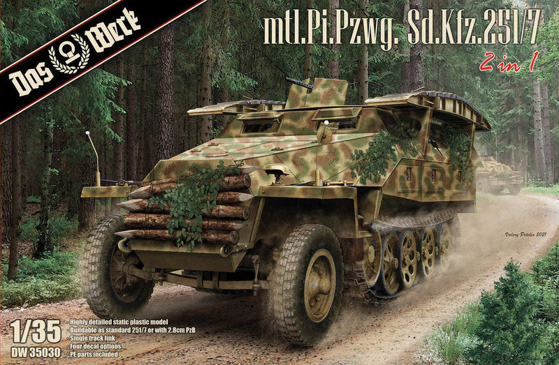 Daswerk 35030 1/35 Mtl. Pi. Pzwg. Sd.Kfz. 251/7 Ausf. D