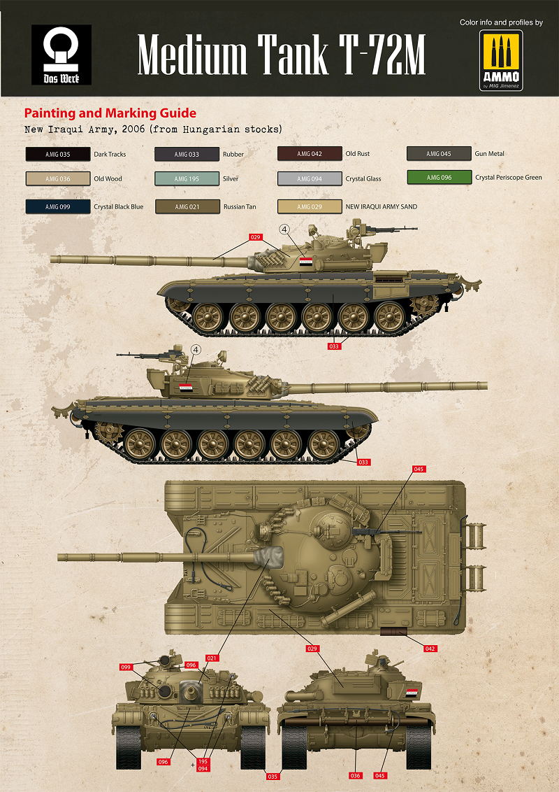 Daswerk 35032 1/35 Medium Tank T72M