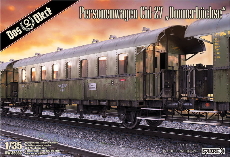 Daswerk 35033 1/35 Personenwagen Cid-27 DonnerbÃƒÆ’Ã†â€™Ãƒâ€šÃ‚Â¼chse