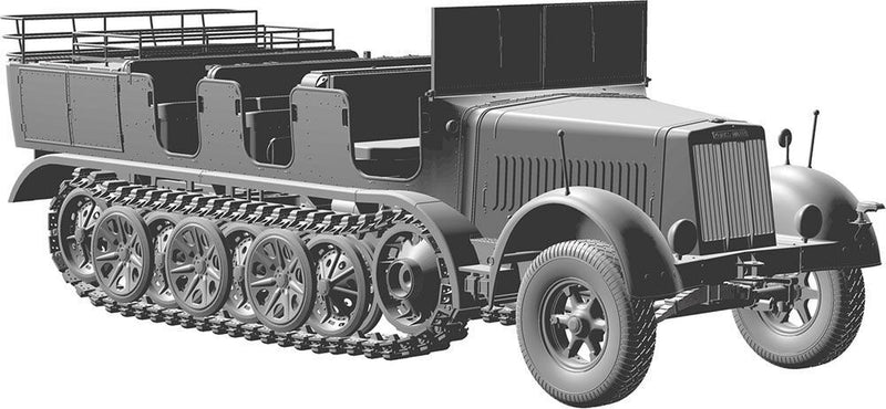 Daswerk 35037 1/35 Mtl. Zgkrwg. 8t Sd.Kfz. 7 w/ Crew