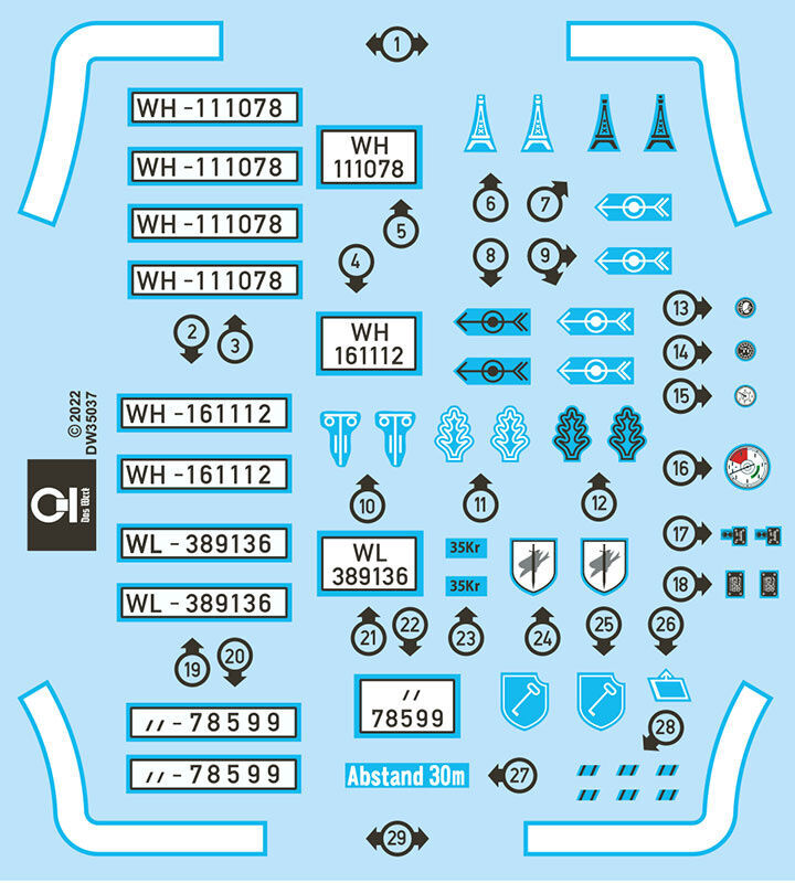 Daswerk 35037 1/35 Mtl. Zgkrwg. 8t Sd.Kfz. 7 w/ Crew