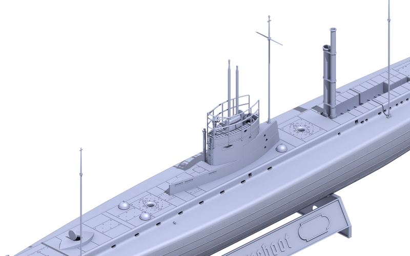 Daswerk 72001 1/72 German U-Boat SM U-9
