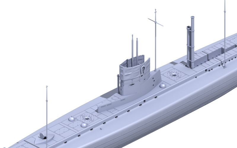 Daswerk 72001 1/72 German U-Boat SM U-9