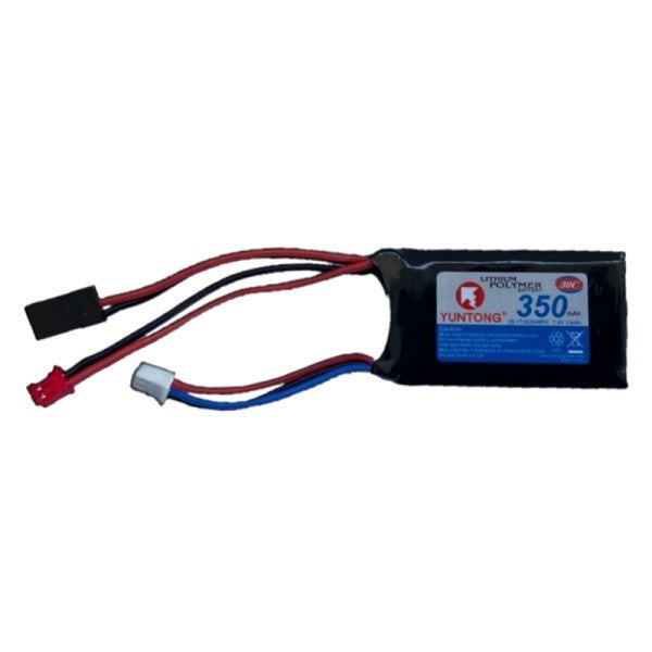 Yuntong DYNB0012Y-V2 2S 7.4V 350mAh 30C LiPo PH 2.0 for Axial SCX24 - V2 - Hobby City NZ