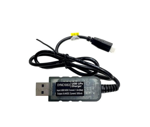 Dynamite DYNC1063 USB Charger SCX24 LiPo Input 5V 2A Output 4.2V per cell 800mAh Connector JST-XH (8319029215469)