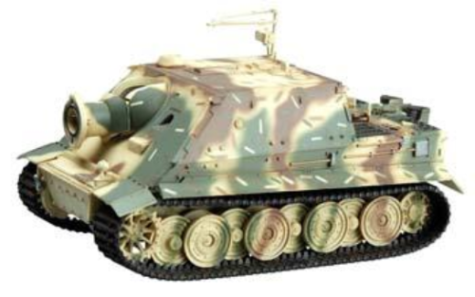 Easy Model 36102 1/72 Sturmtiger Pzstumrkp 1002 (In Sand/Green/Brown Camouflage) Assembled Model - Hobby City NZ (8966292340973)