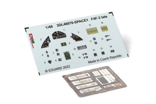 Eduard 3DL48076 1/48 F4F-3 Wildcat late Space 3D Decals - Hobby City NZ (8966297125101)