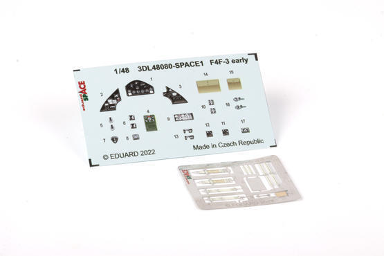 Eduard 3DL48080 1/48 F4F-3 Wildcat early Space 3D Decals - Hobby City NZ (8966297157869)