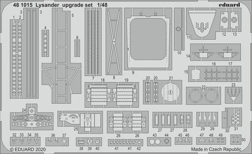 Eduard 481015 1/48 Lysander upgrade set Photo etched parts - Hobby City NZ (8966297452781)