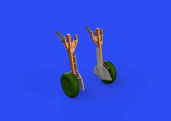 Eduard 648747 1/48 F6F undercarriage legs Bronze - Hobby City NZ (8966302564589)