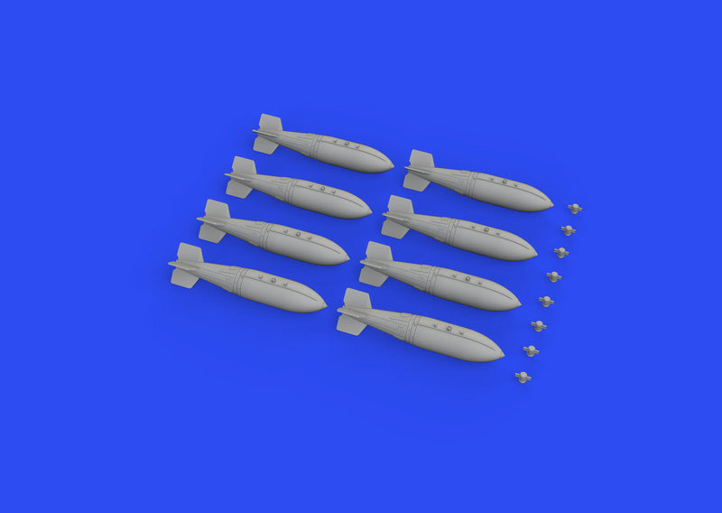 Eduard 672277 1/72 British 1000lb retarded bombs Brassin - Hobby City NZ (8966303744237)