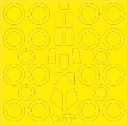 Eduard CX554 1/72 Tu-22 Mask - Hobby City NZ (8966307971309)