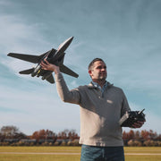 Eflite EFL01450+SPMX224S30 F-14 Tomcat Twin 40mm EDF BNF Basic plus 2200mAh 4S 14.8V Smart G2 LiPo Battery, 30C, IC3 Combo - Hobby City NZ