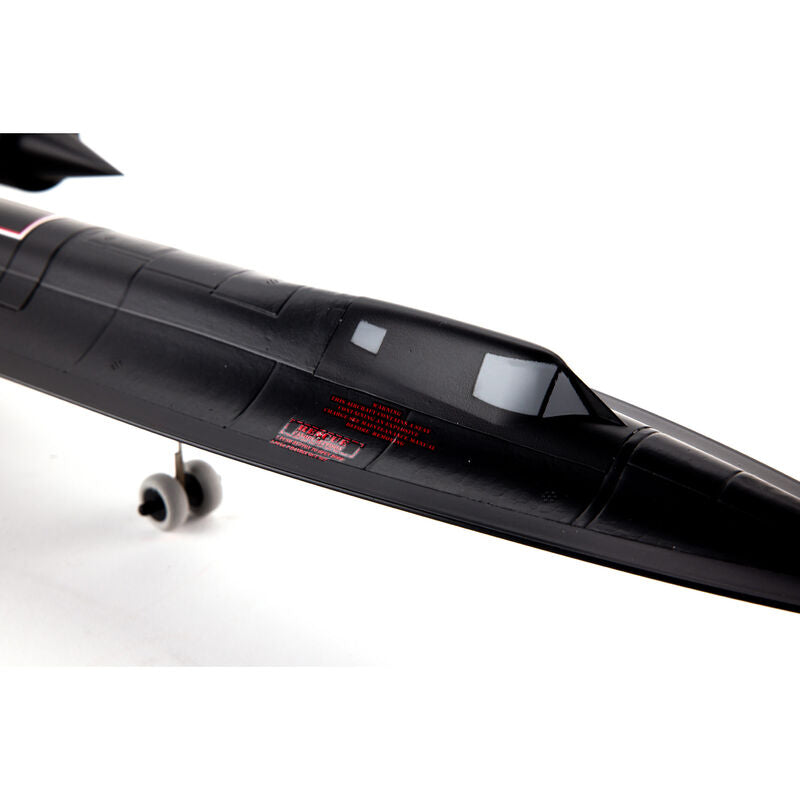Eflite EFL02050+SPMX224S30 SR-71 Blackbird Twin 40mm EDF BNF Basic with AS3X and SAFE Select - Hobby City NZ