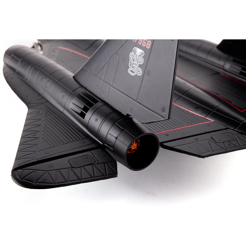 Eflite EFL02050+SPMX224S30 SR-71 Blackbird Twin 40mm EDF BNF Basic with AS3X and SAFE Select - Hobby City NZ
