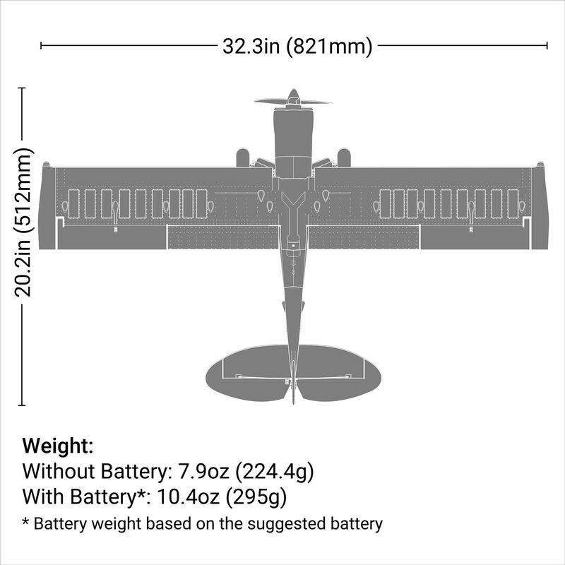 Eflite EFL02150D Micro Scrappy 800mm BNF Basic with AS3X and SAFE Select (9250473738477)