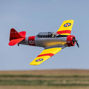 Eflite EFL08750 SNJ-5/AT-6 Texan 1.5m BNF Basic with AS3X+ and SAFE Select - Hobby City NZ