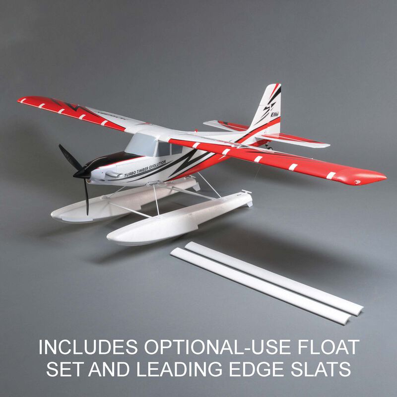 Eflite EFL105250B Turbo Timber Evolution 1.5m Smart BNF Basic, Includes Floats - Hobby City NZ