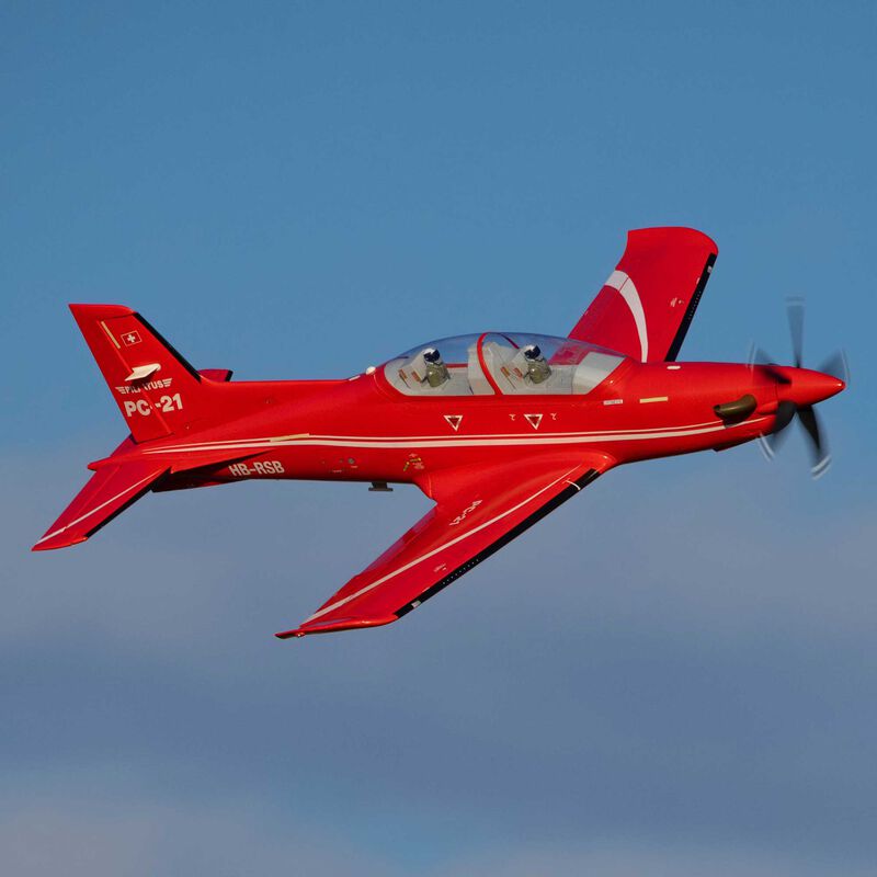 E-flite Pilatus PC-21 1.3m BNF Basic with AS3X+ and SAFE Select - EFL14950
