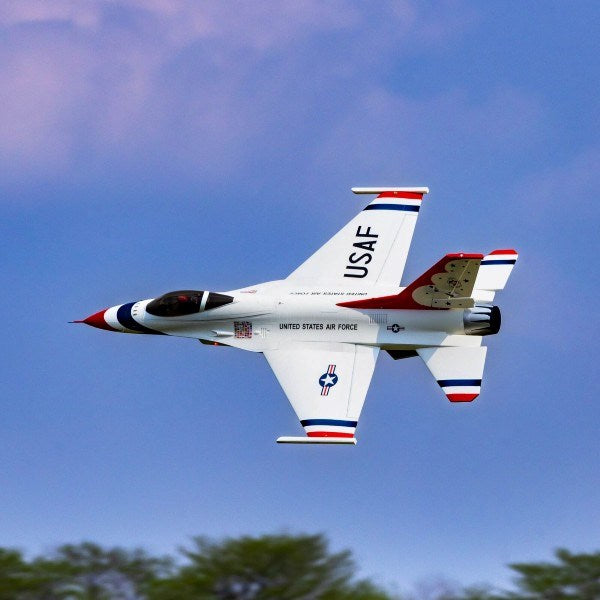 E-flite EFL87950 F-16 Thunderbirds 80mm EDF BNF Basic w/AS3X and SAFE Select (8347881406701)