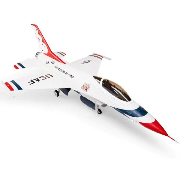 E-flite EFL87950 F-16 Thunderbirds 80mm EDF BNF Basic w/AS3X and SAFE Select (8347881406701)