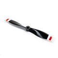Eflite 9.5 x 7.5 CW Left Propeller: RC-45J 1.5m (Black w/Red and White Tips) - EFLP09575BCW