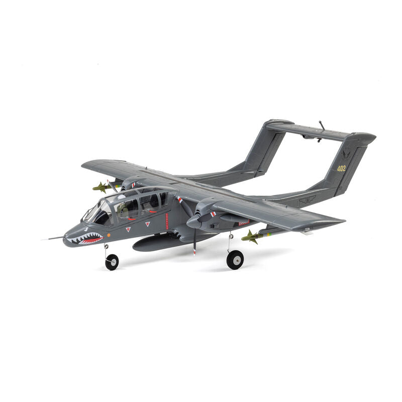 E-flite Micro OV-10 Bronco 645mm BNF Basic with AS3X and SAFE Select - EFLU35050